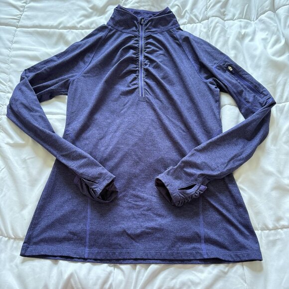 Kirkland Signature Womens Size Medium Activewear Long Sleeve Pullover Purple - Picture 1 of 7